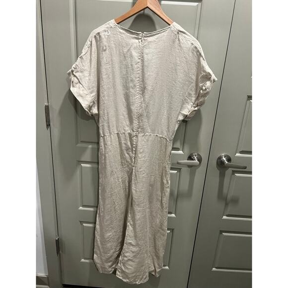 MNG 100% Linen Dress - Picture 4 of 5